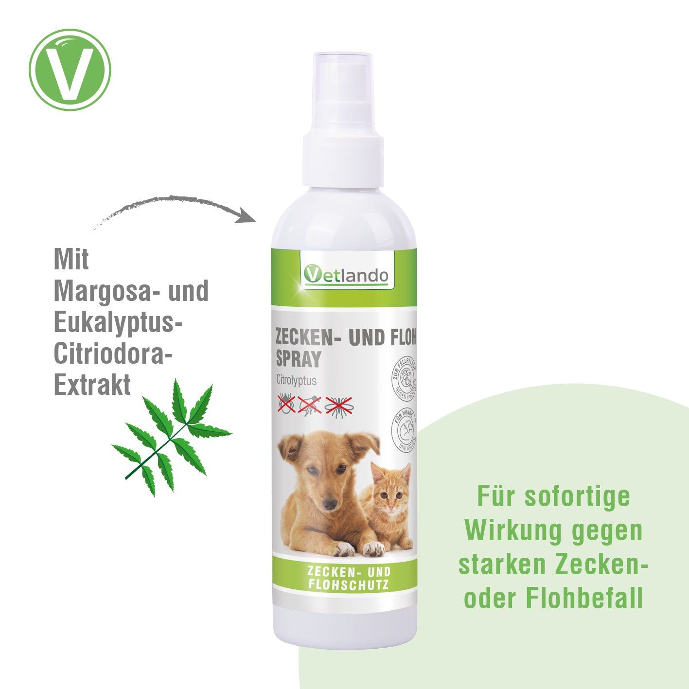 Vetlando Citrolyptus Zecken- & Flohspray