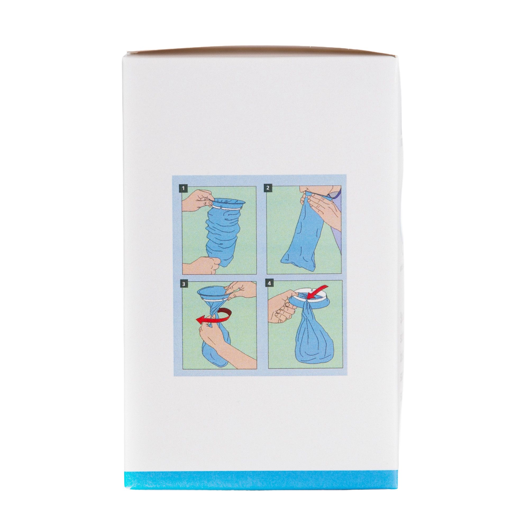 Medicalcorner24 Spuckbeutel  1,5 L Aufnahmekapazität , latexfrei