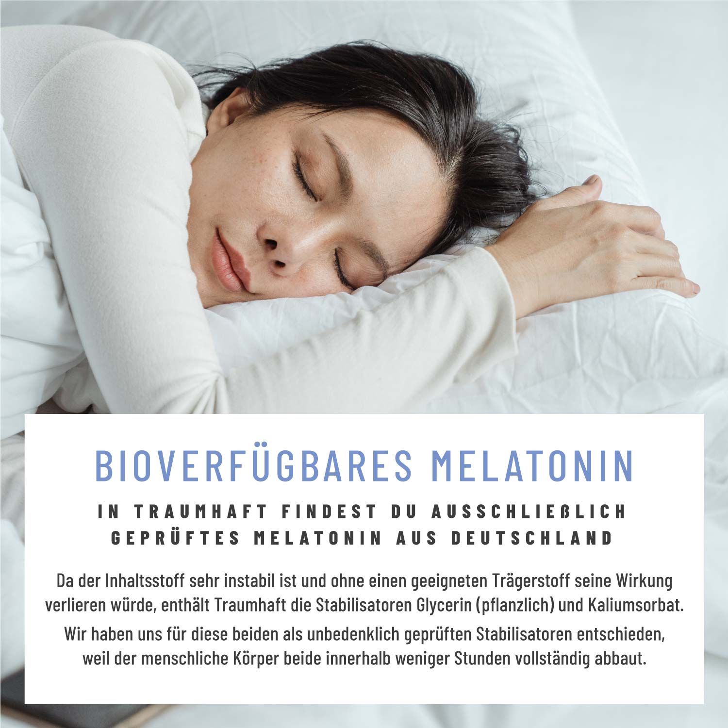 Melatonin Tropfen Komplex mit Pflanzenstoffen - Traumhaft - NATURTREU®