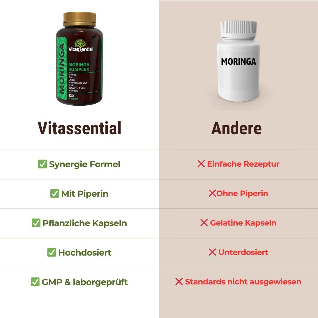Vitassential Moringa Komplex Kapsel