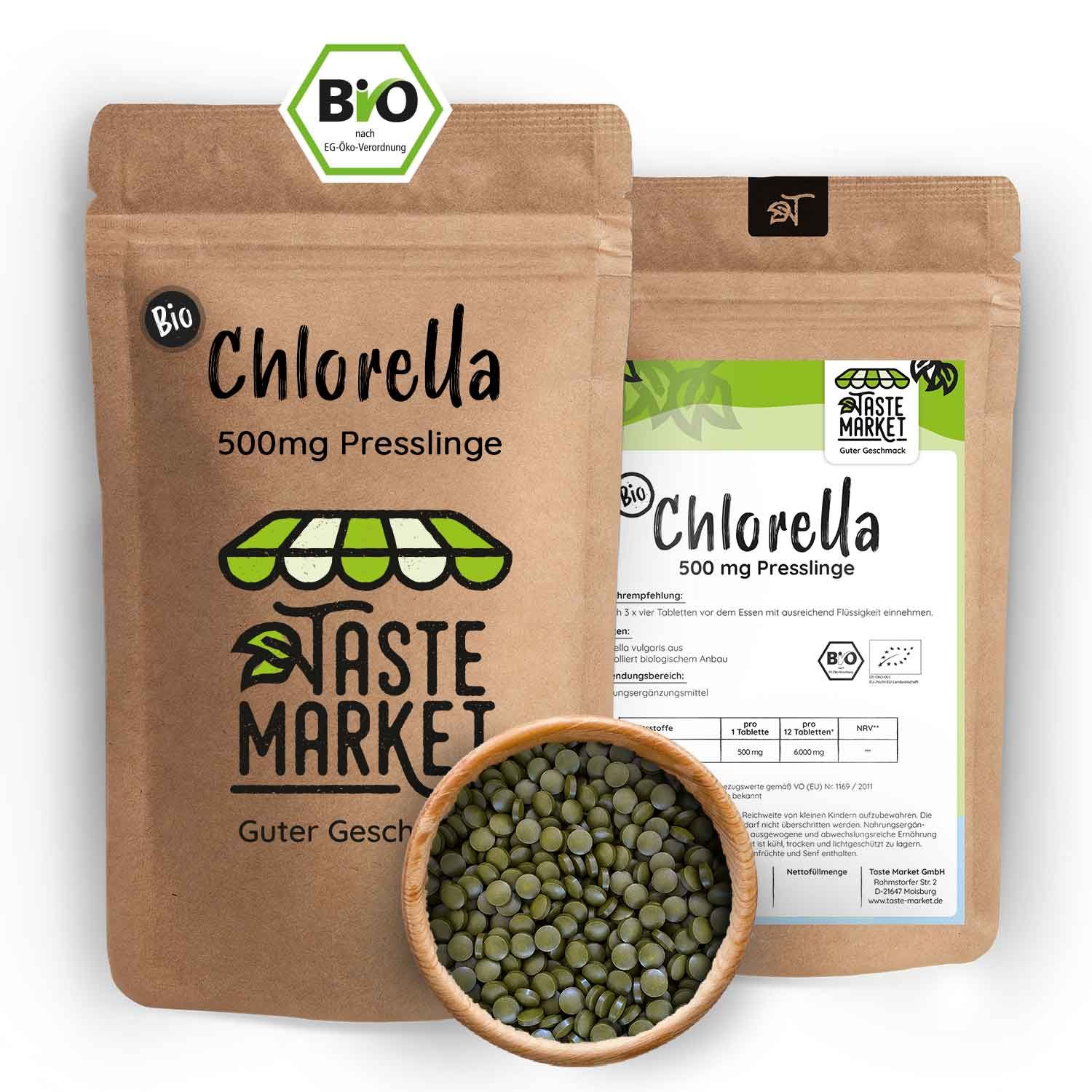 Taste Market Bio Chlorella Presslinge