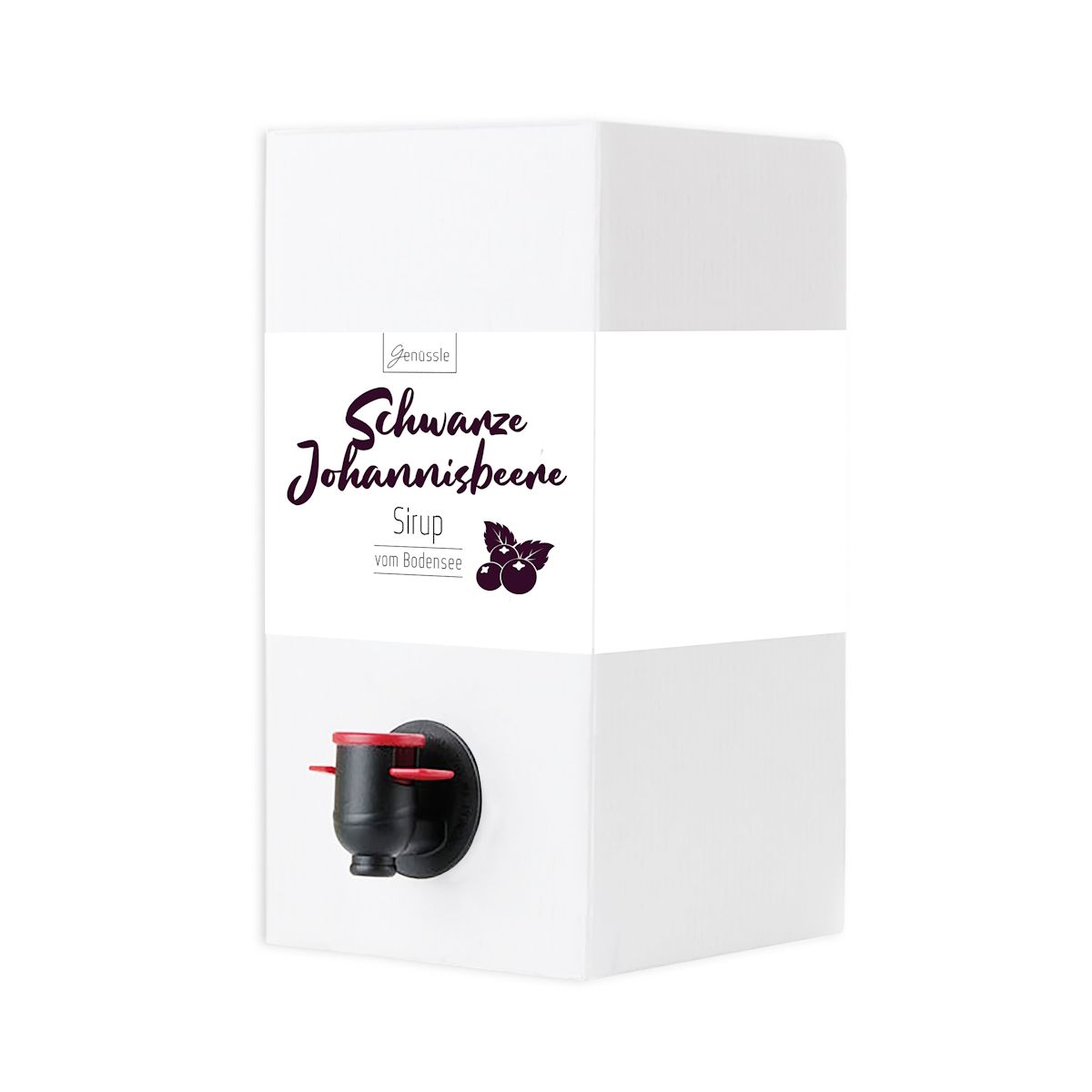 Genüssle Schwarze Johannisbeer-Sirup 3000 ml