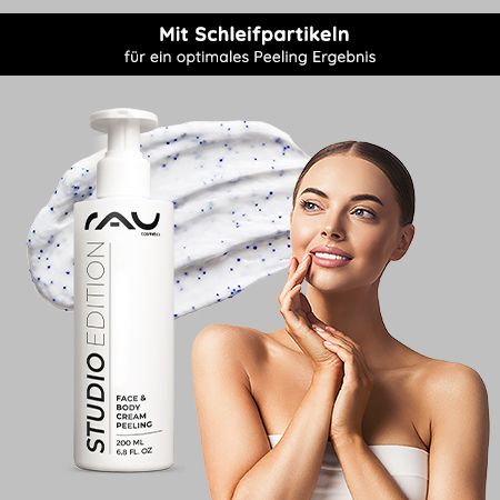 RAU Cosmetics Face & Body Cream Peeling Kabinenware