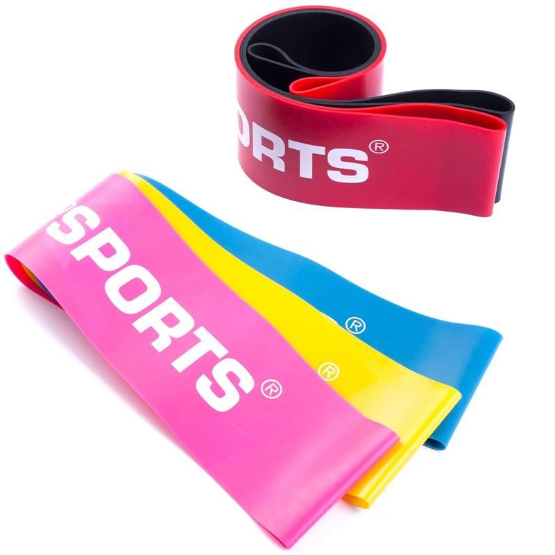 ScSPORTS® Fitnessband  0,8 mm - blau