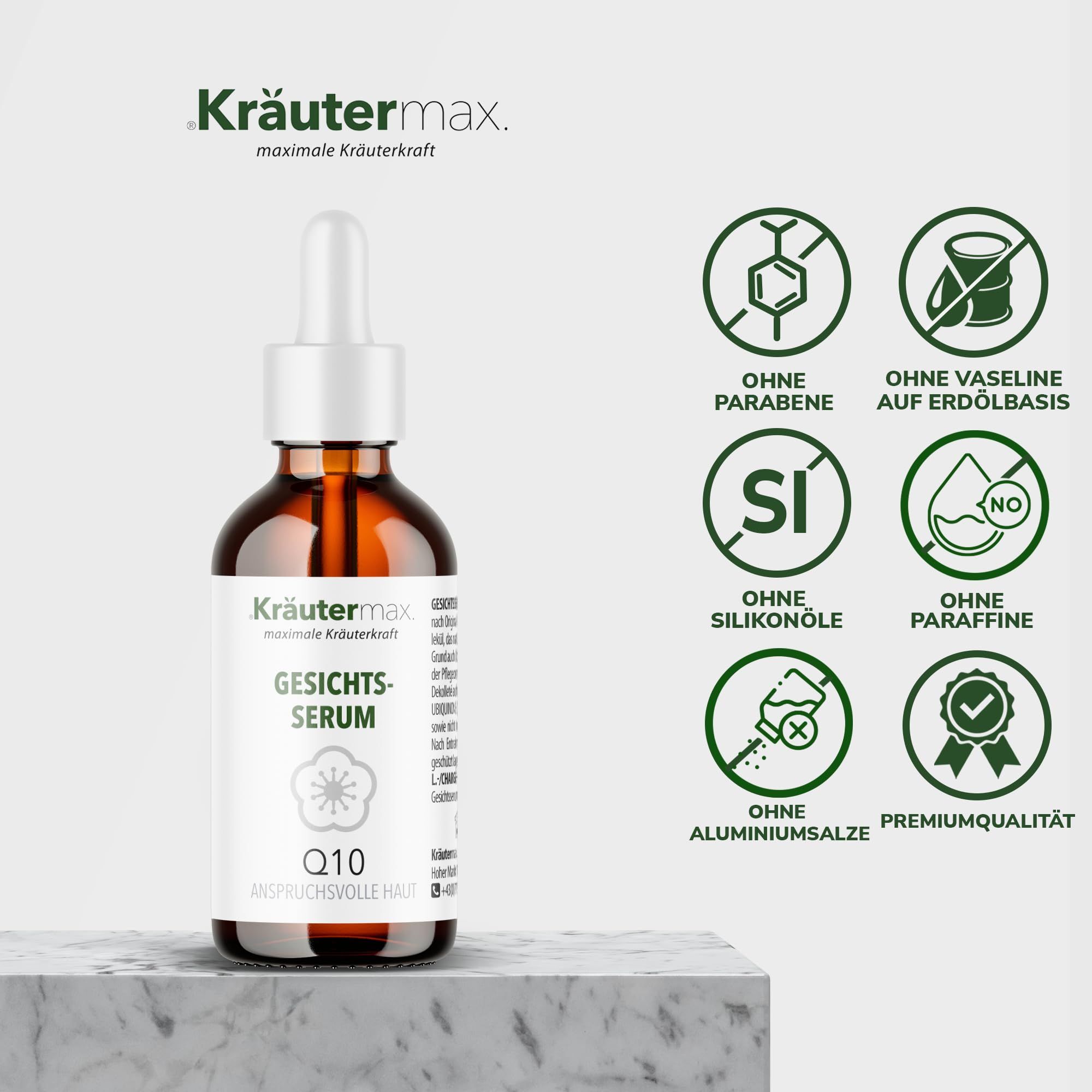 Kräutermax Gesichtsserum Coenzym Q10