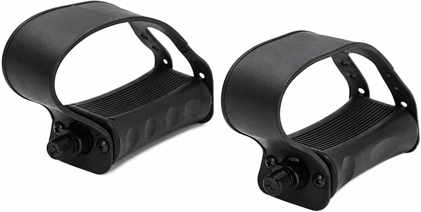 Coppia Pedali 1/2 con Cinghie Antiscivolo per Cyclette Indoor FF