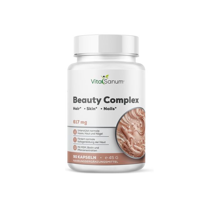 VitaSanum® Beauty Complex - MSM, Biotin, zinco & vitamina C