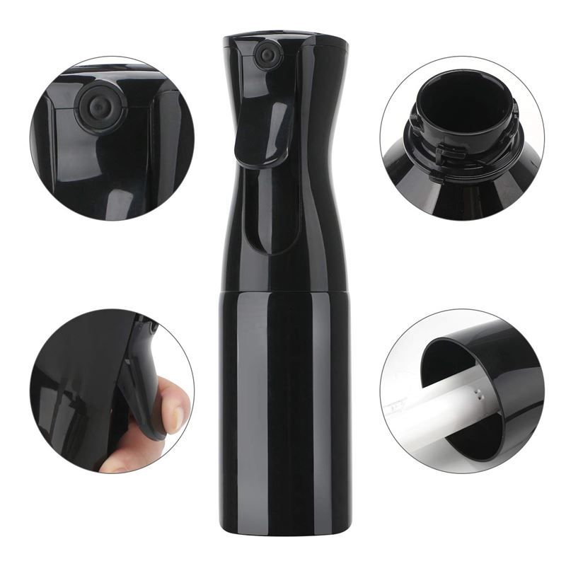 UNIQ Friseur-Sprühflasche Nebelspray schwartz - 300 ml