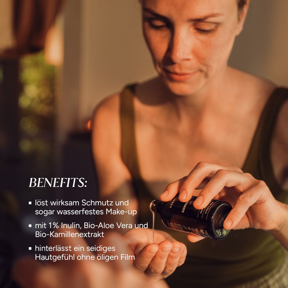 JUNGLÜCK Reinigungsöl - Bio, Vegan & Natürlich, Gesichtsreinigung ohne Zusätze