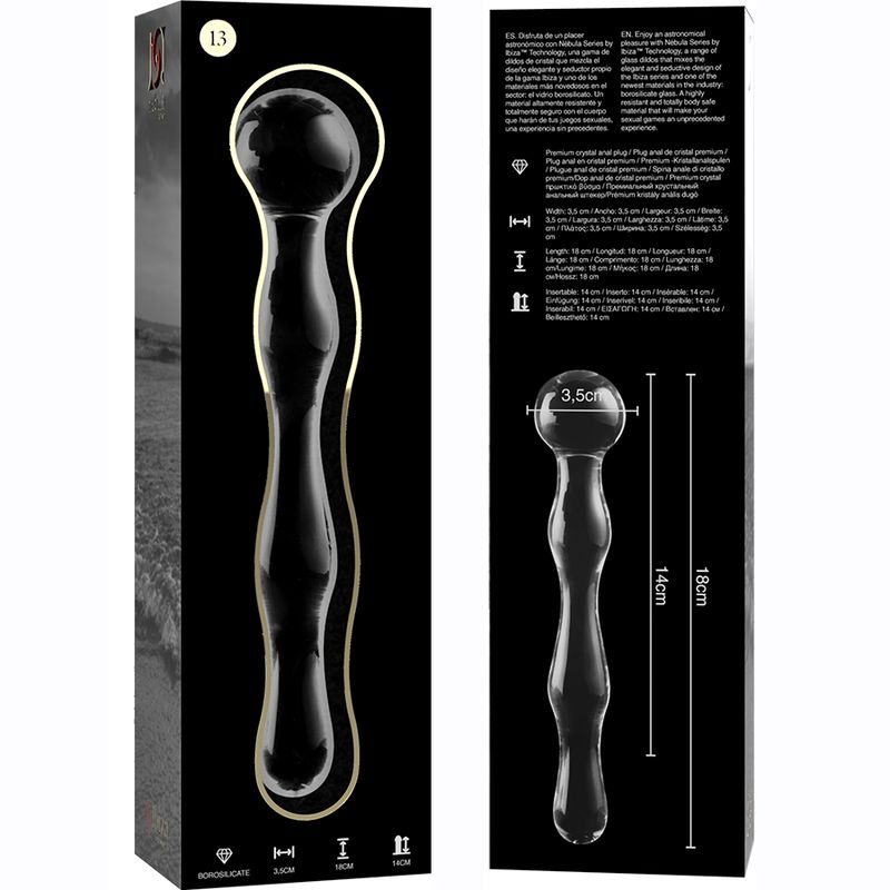 Nebula Series By Ibiza - Modell 13 - Dildo Borosilikatglas
