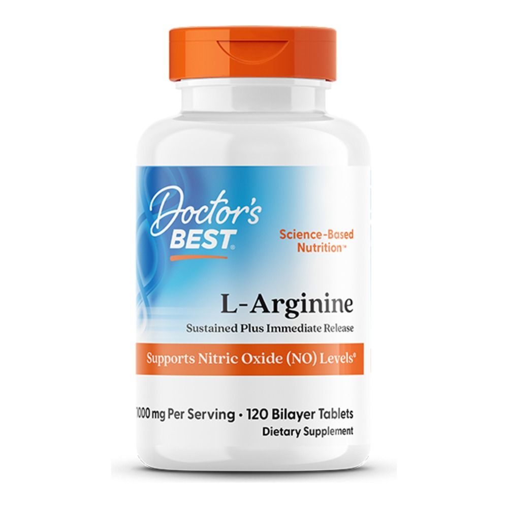 Doctor's Best L-Arginin Sustained + Immediate Release 1000 mg