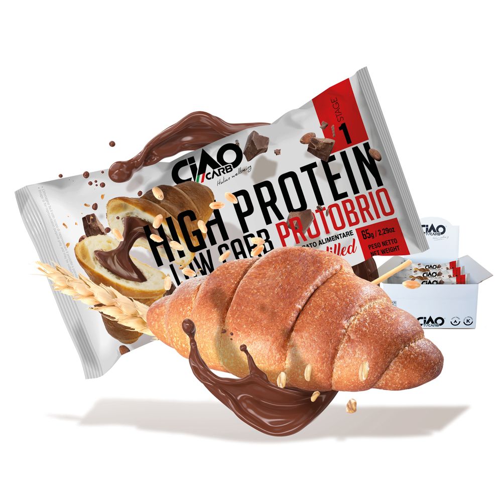 CIAOCARB Protobrio Ripieno Con Crema Di Cacao Proteica Protein Line