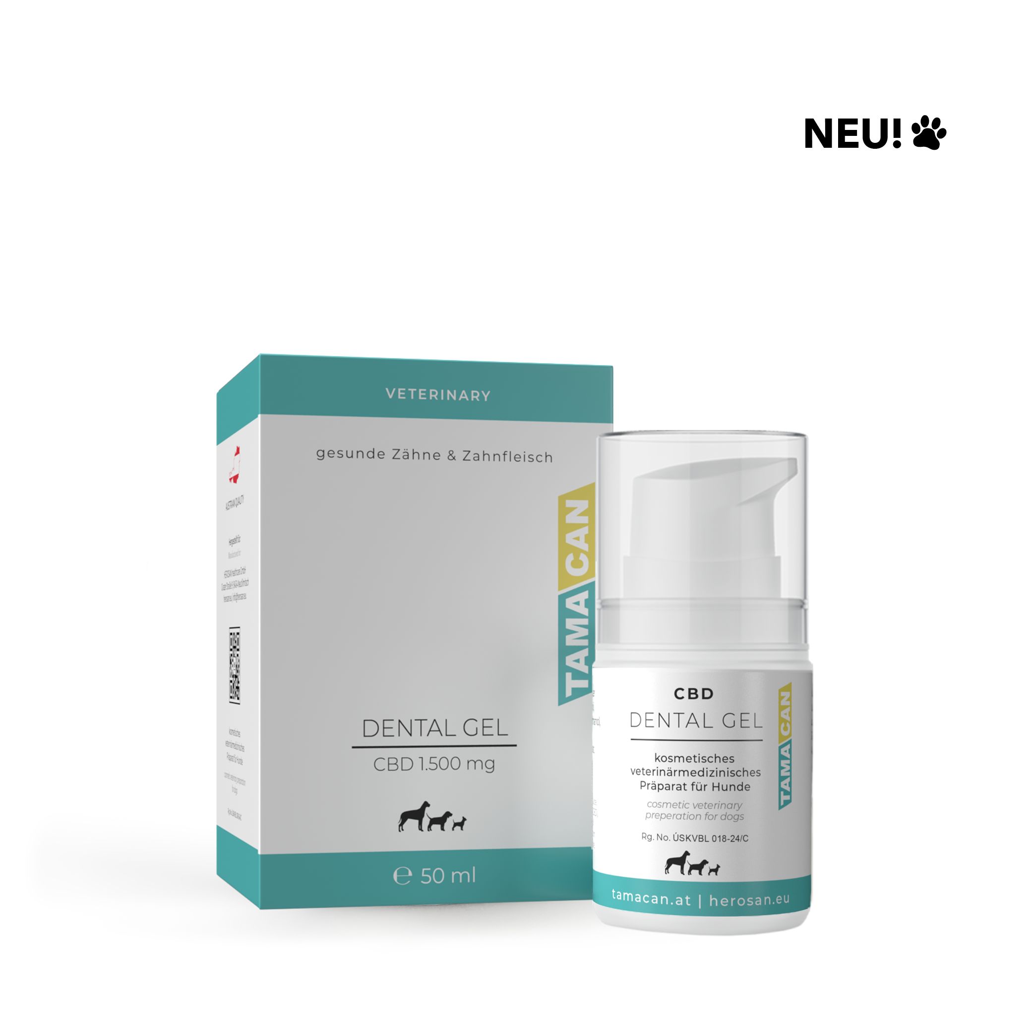 TAMACAN Dental Gel für Hunde - Zahnpflege mit CBD