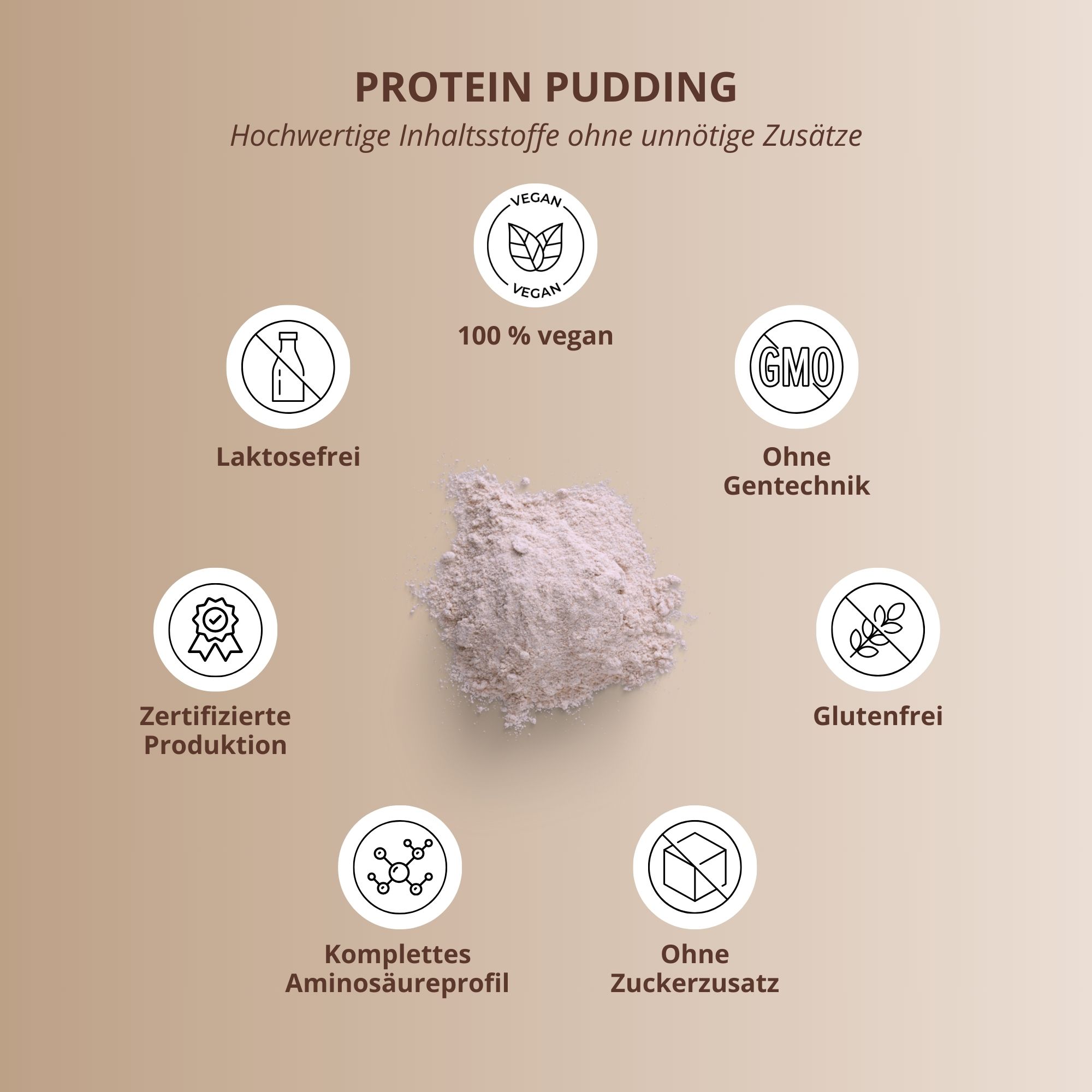 nutri+ Protein Pudding Pulver Vegan