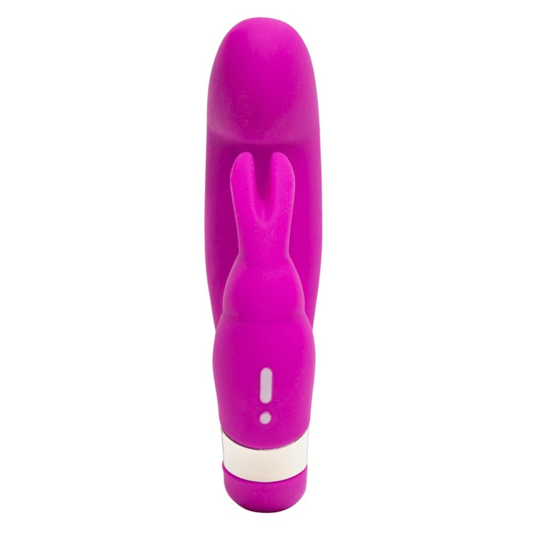 Rabbitvibrator „mini g-spot curve vibe“ | stimuliert G-Punkt und Klitoris, 15 Modi | happyrabbit
