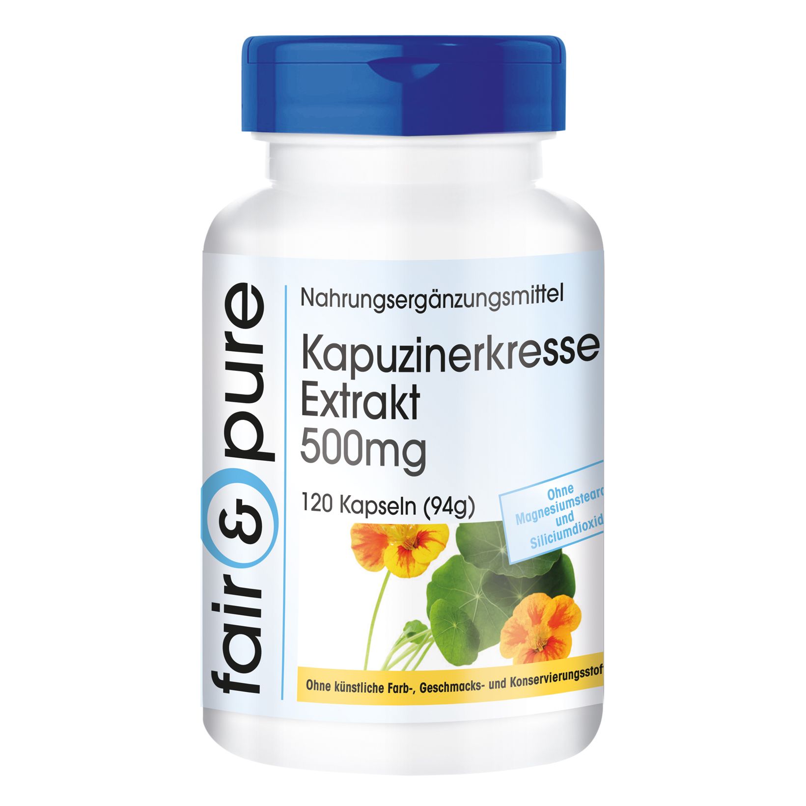 fair - pure | Kapuzinerkresse Extrakt 500mg 120 St
