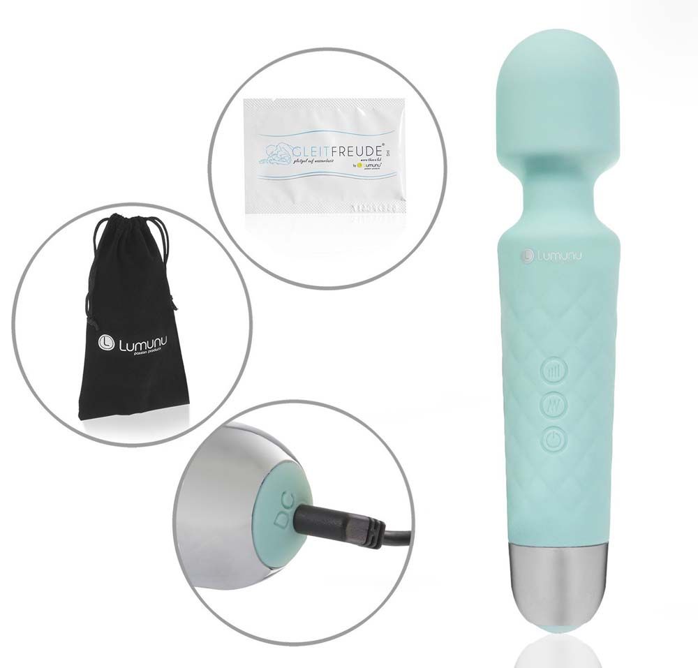 Lumunu Mini Wand Massager Kraftprotz (blau)