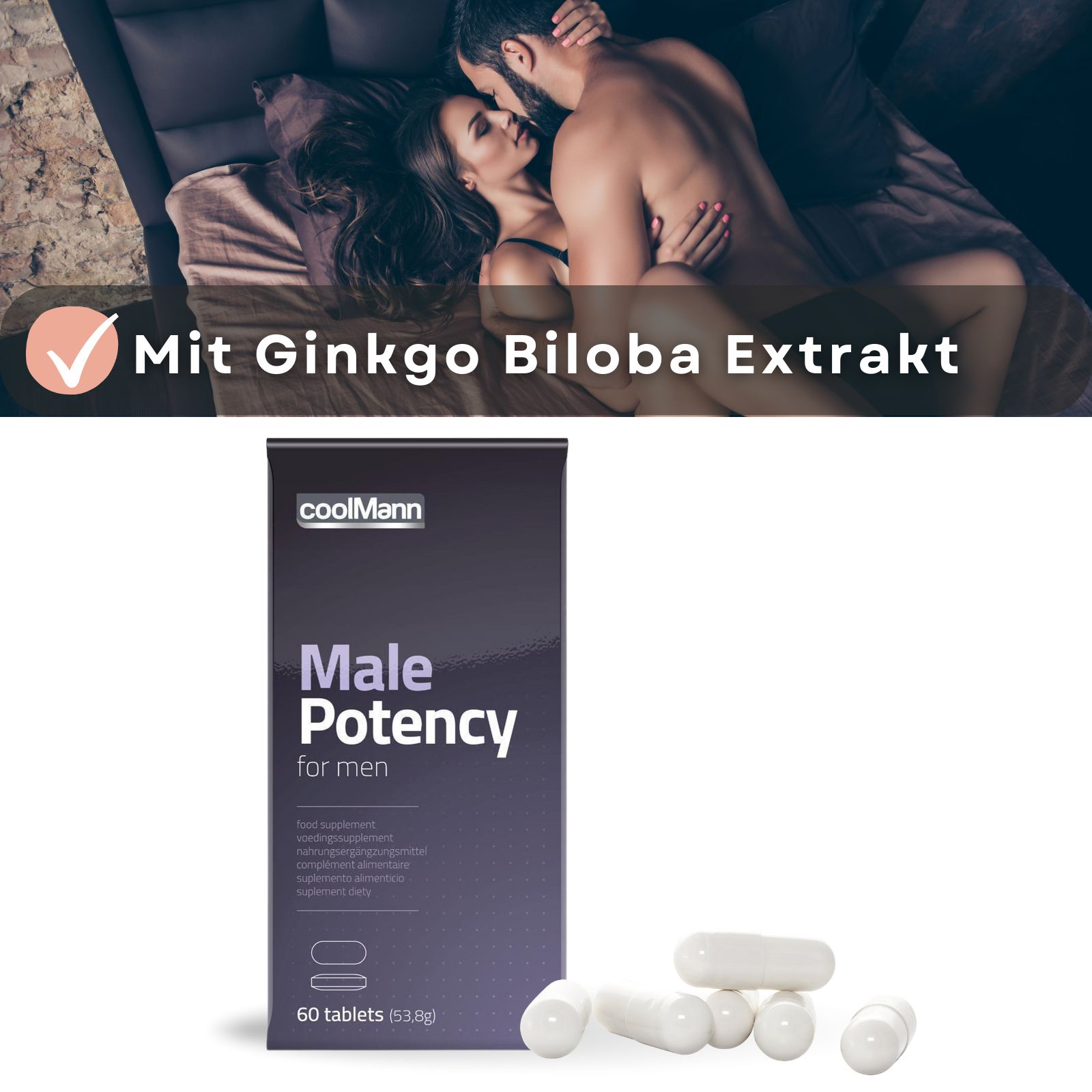 Coolmann –  Male Potency - sexuelle Schwäche für Männer