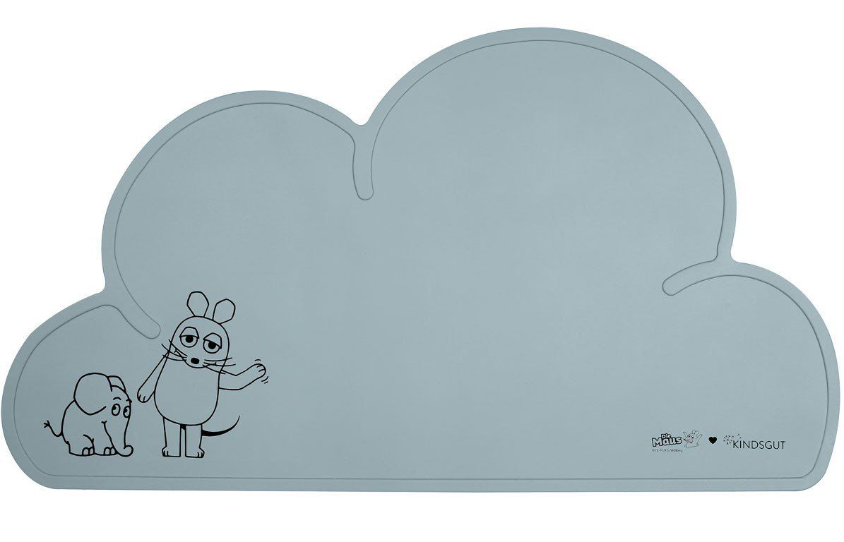 Kindsgut Platzdeckchen X Die Maus und der Elefant Aquamarin
