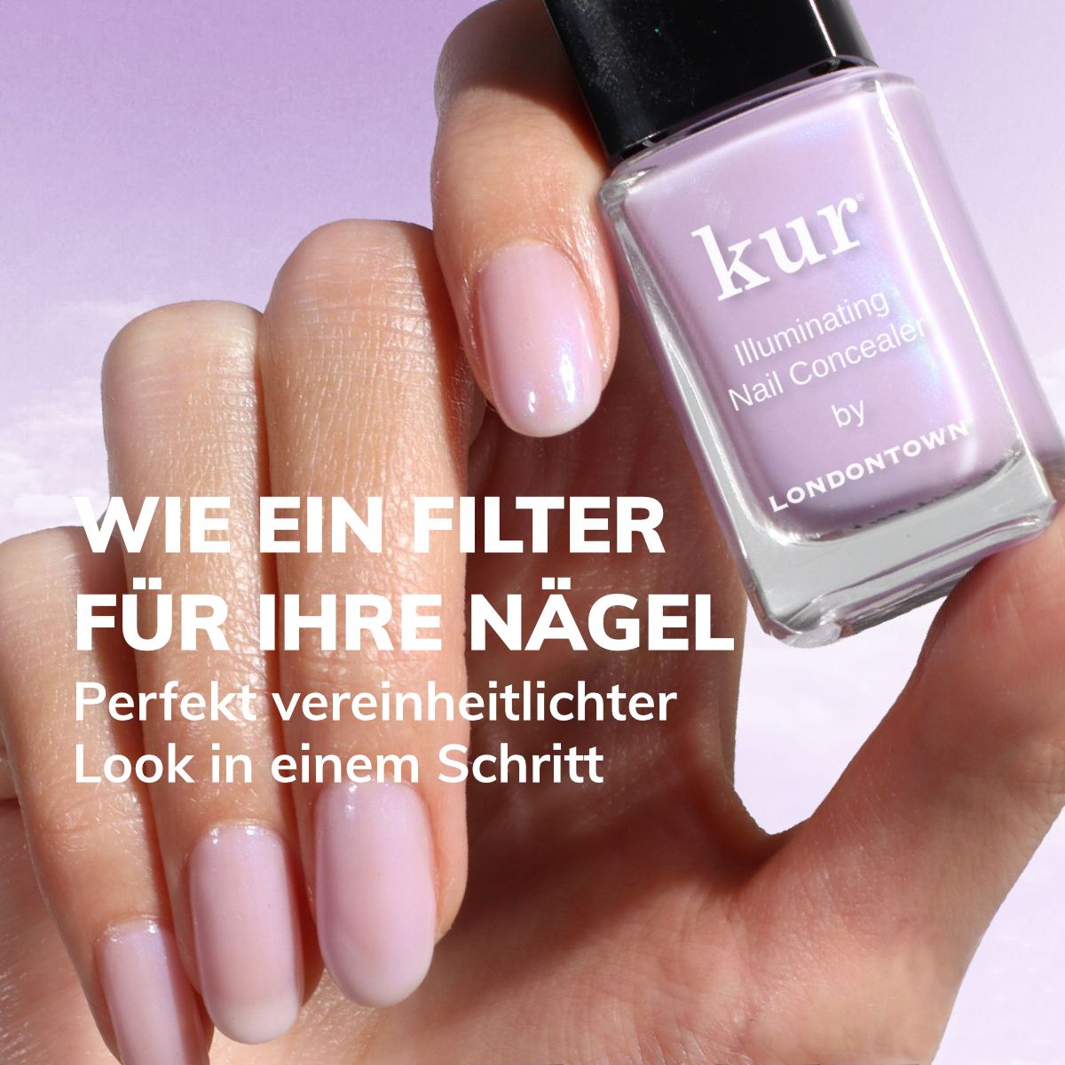 LONDONTOWN kur Illuminating Nail Concealer Nagelaufheller Lavender