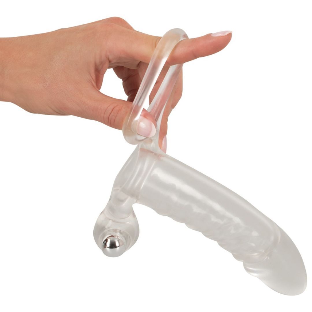 Penishülle „Vibrating Sleeve“ mit Vibration und Hodenring | Weiches Stretchmaterial | You2Toys