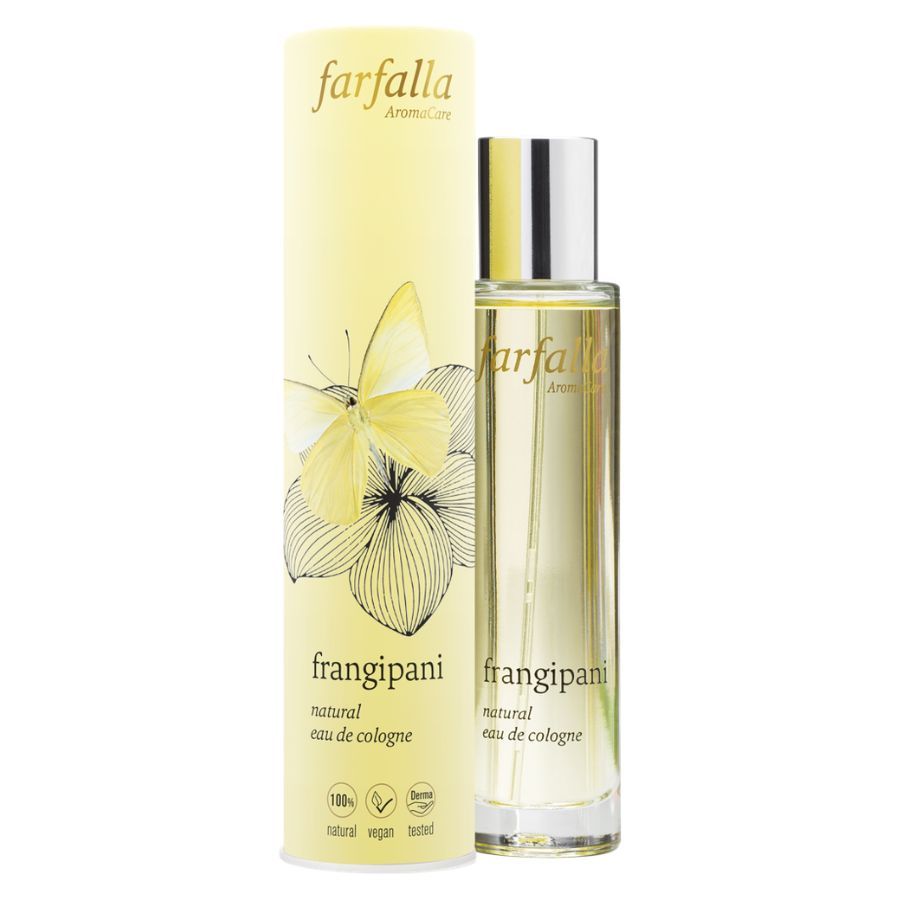 Farfalla frangipani, natural eau de cologne Bio