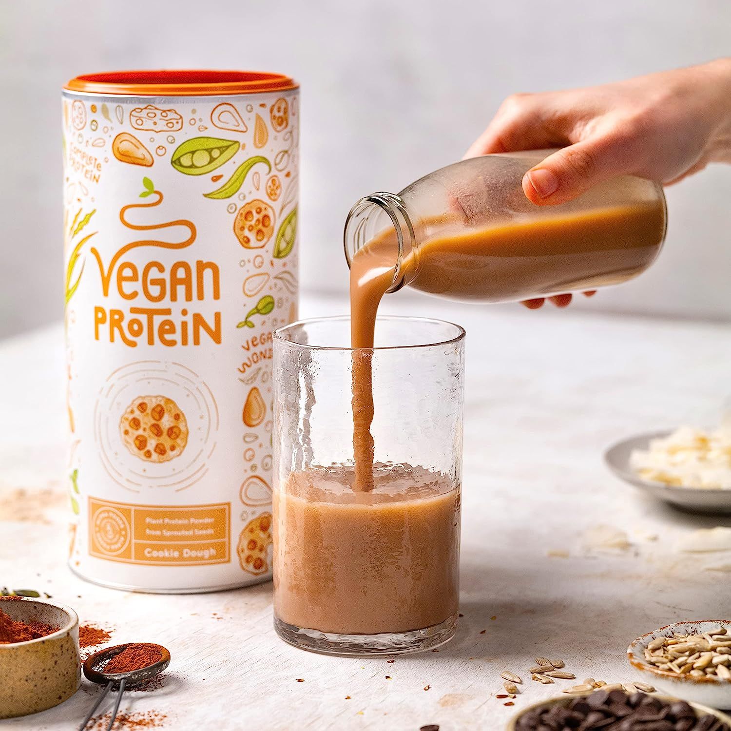 Vegan Protein - COOKIE DOUGH - Veganes Proteinpulver