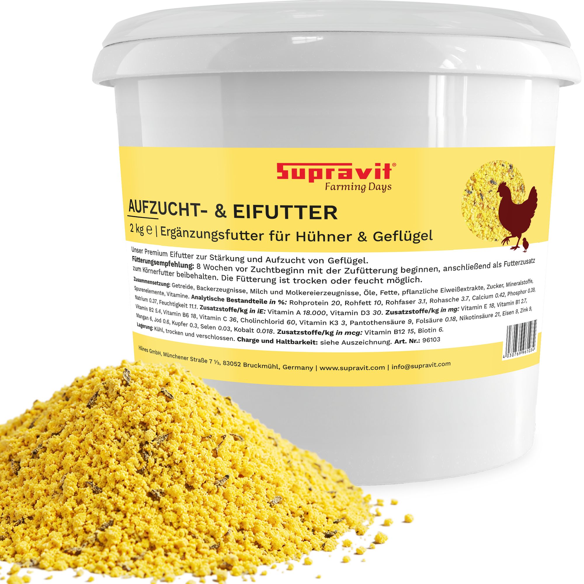 Supravit Aufzucht- & Eifutter 2 kg
