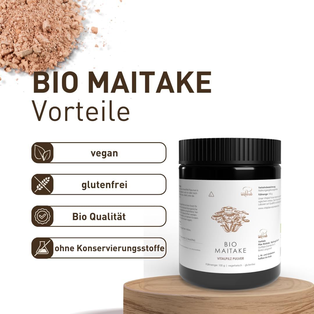 Pilze Wohlrab - Maitake BIO Pulver