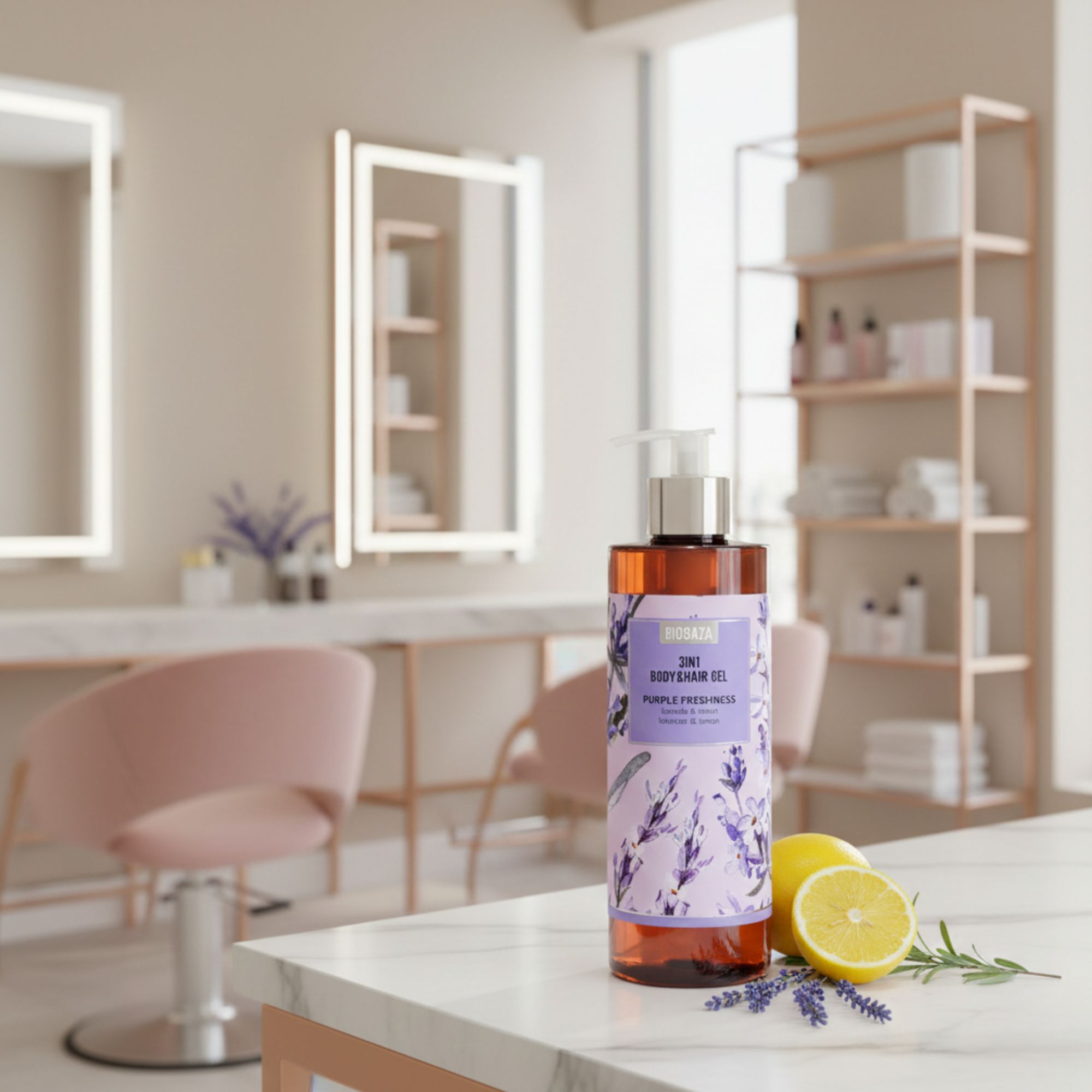 Purple Freshness 3-in-1 Dusch- und Haarwaschgel