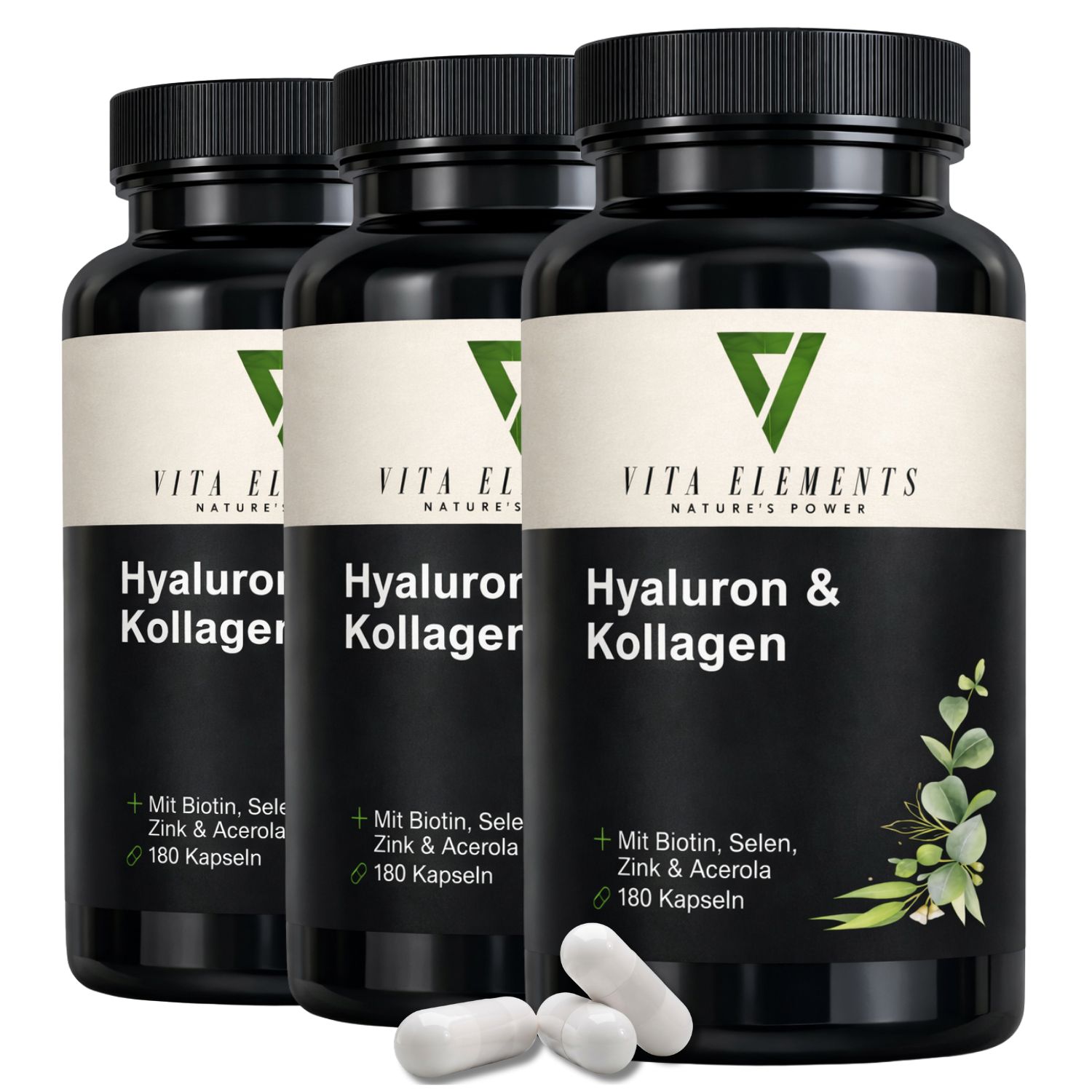 Vita Elements Hyaluron & Kollagen Komplex Kapseln 149 g