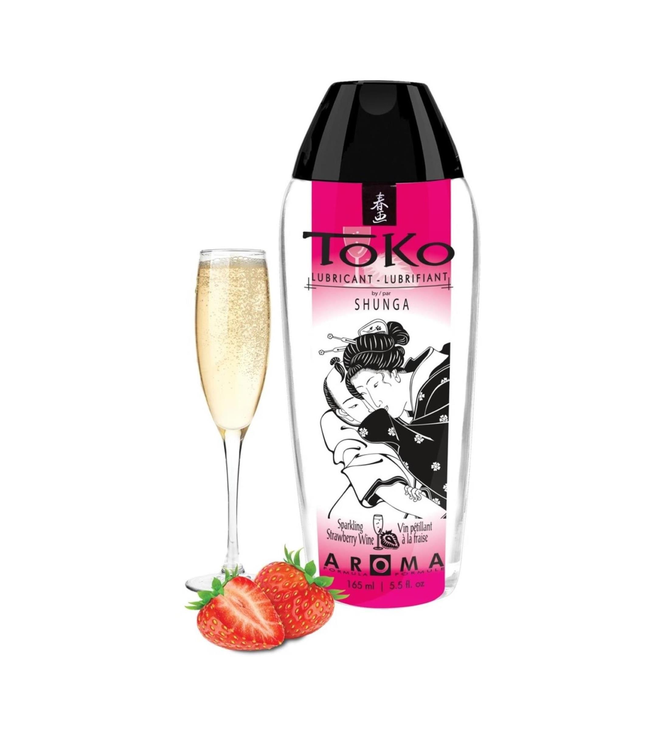 Shunga Toko Lubricant Strawberry & Champagne