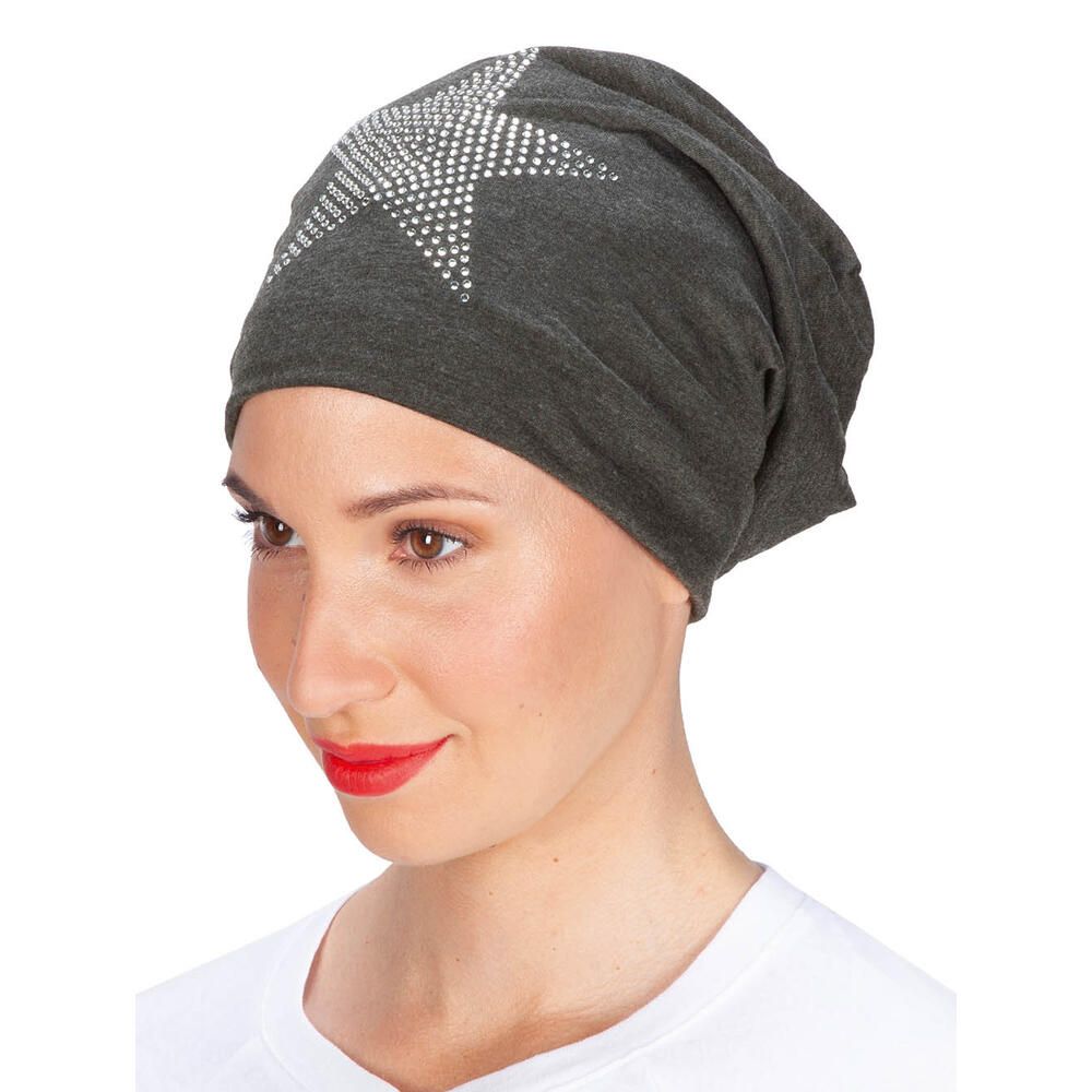 Beanie Star von Lofty in Dunkelgrau meliert