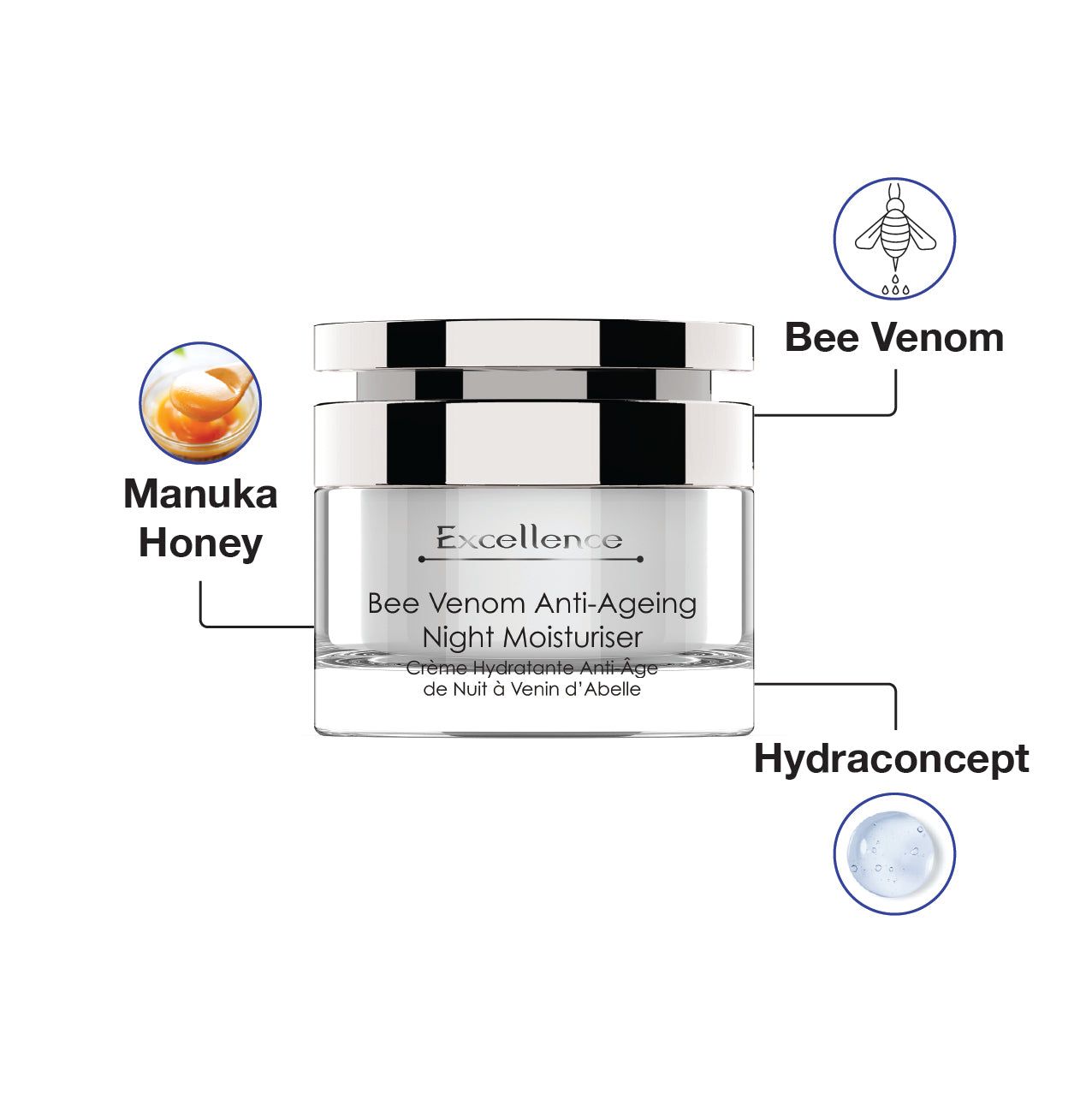 skinPharmacy Excellence Bee Venom Anti-Aging Night Moisturizer 50 ml