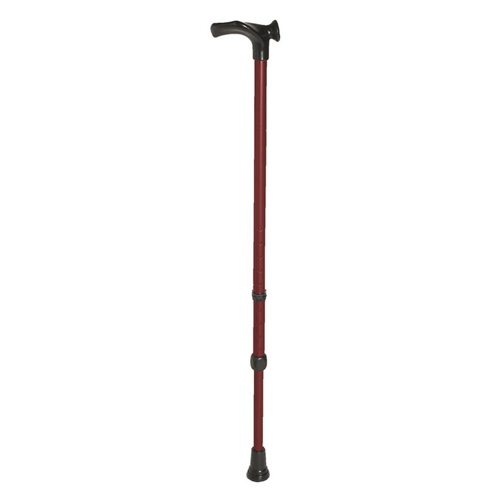 Rebotec Handy anatomischer Gehstock, weinrot