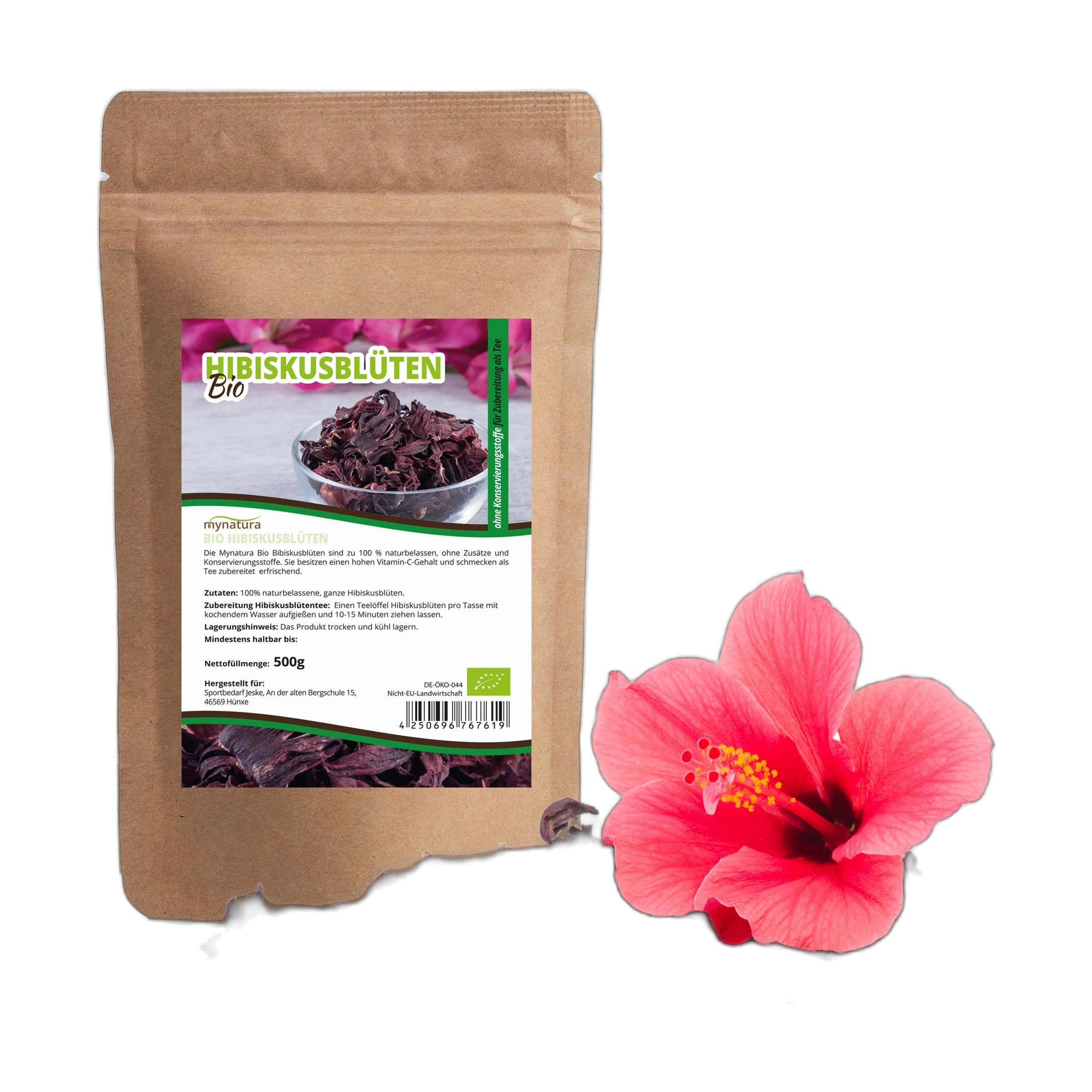 Mynatura Bio Hibiskusblüten getrocknet 500 g