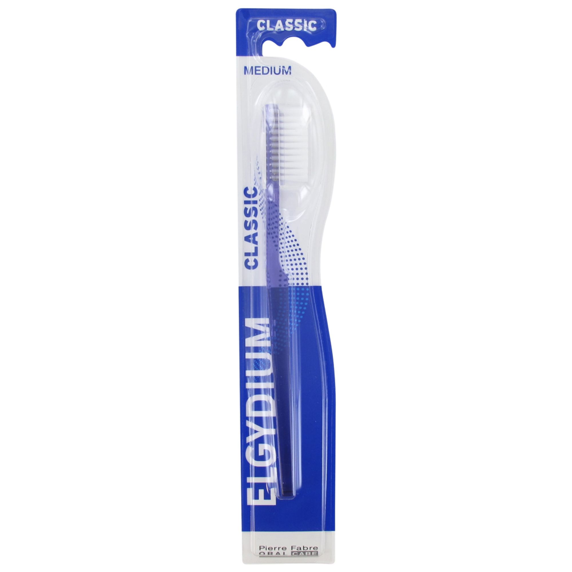 Elgydium Classic Zahnbürste Medium (Farbe: Violett) 4,5x2,3x24,5 cm