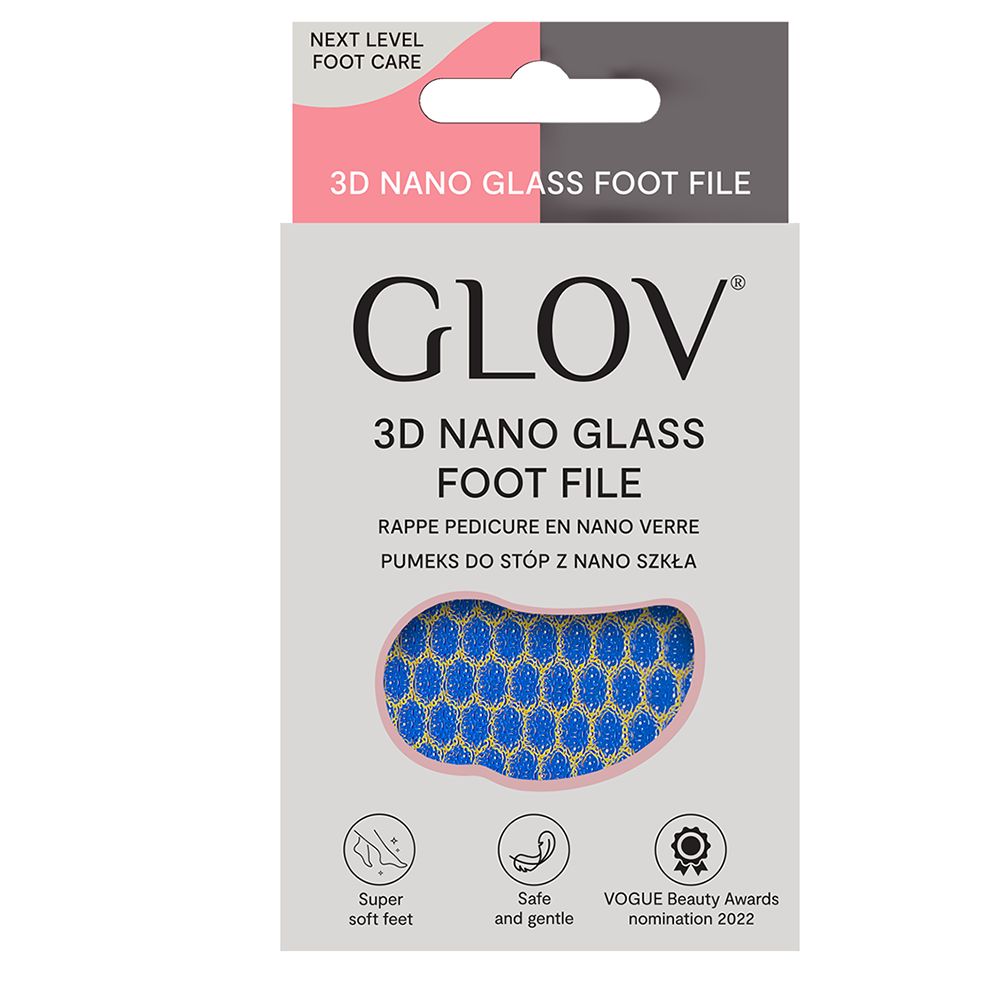 GLOV 3D Nano Glass Foot File Pink