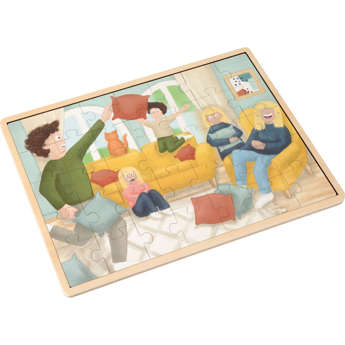 EDUPLAY Puzzle Kissenschlacht Patchwork