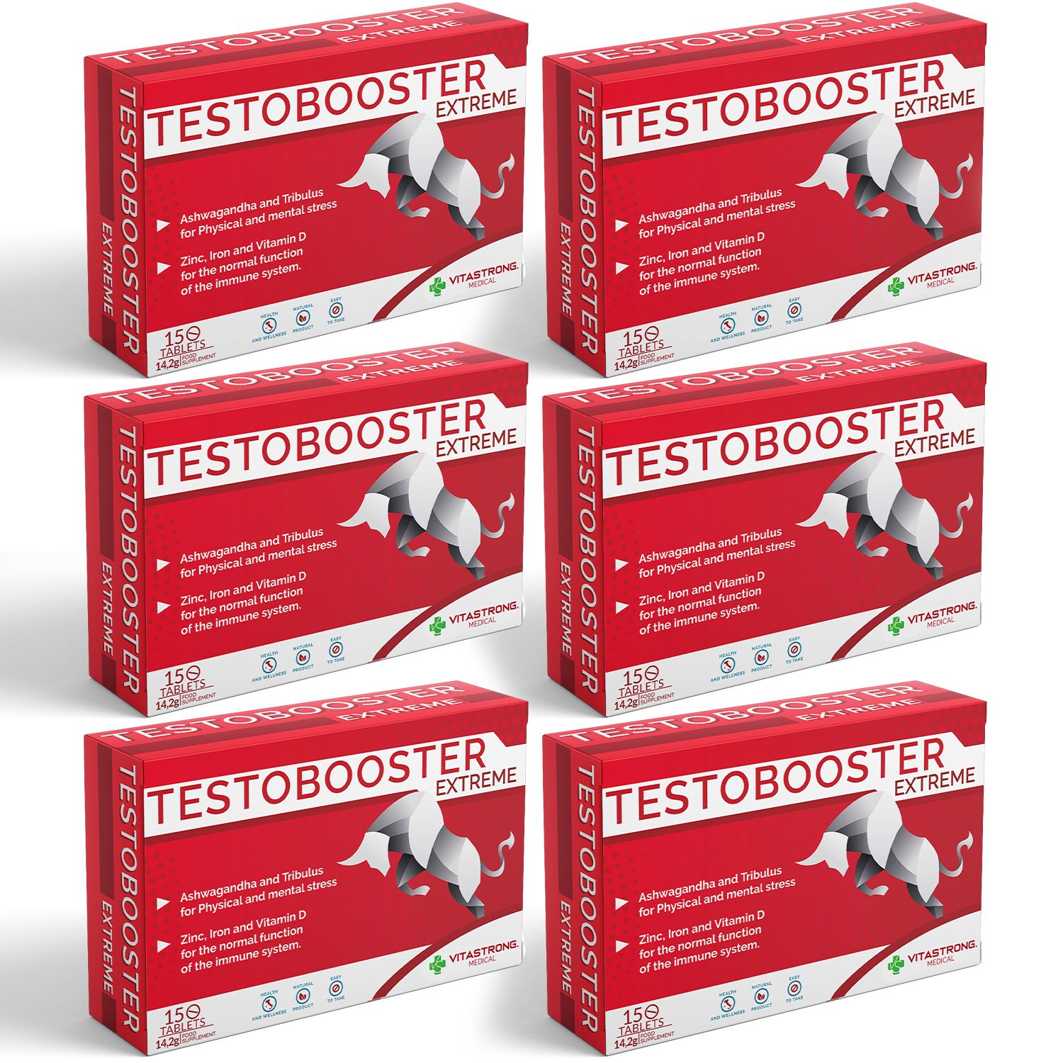 Vitastrong Testobooster Extreme – Tono e vitalità maschile 90 St Tabletten