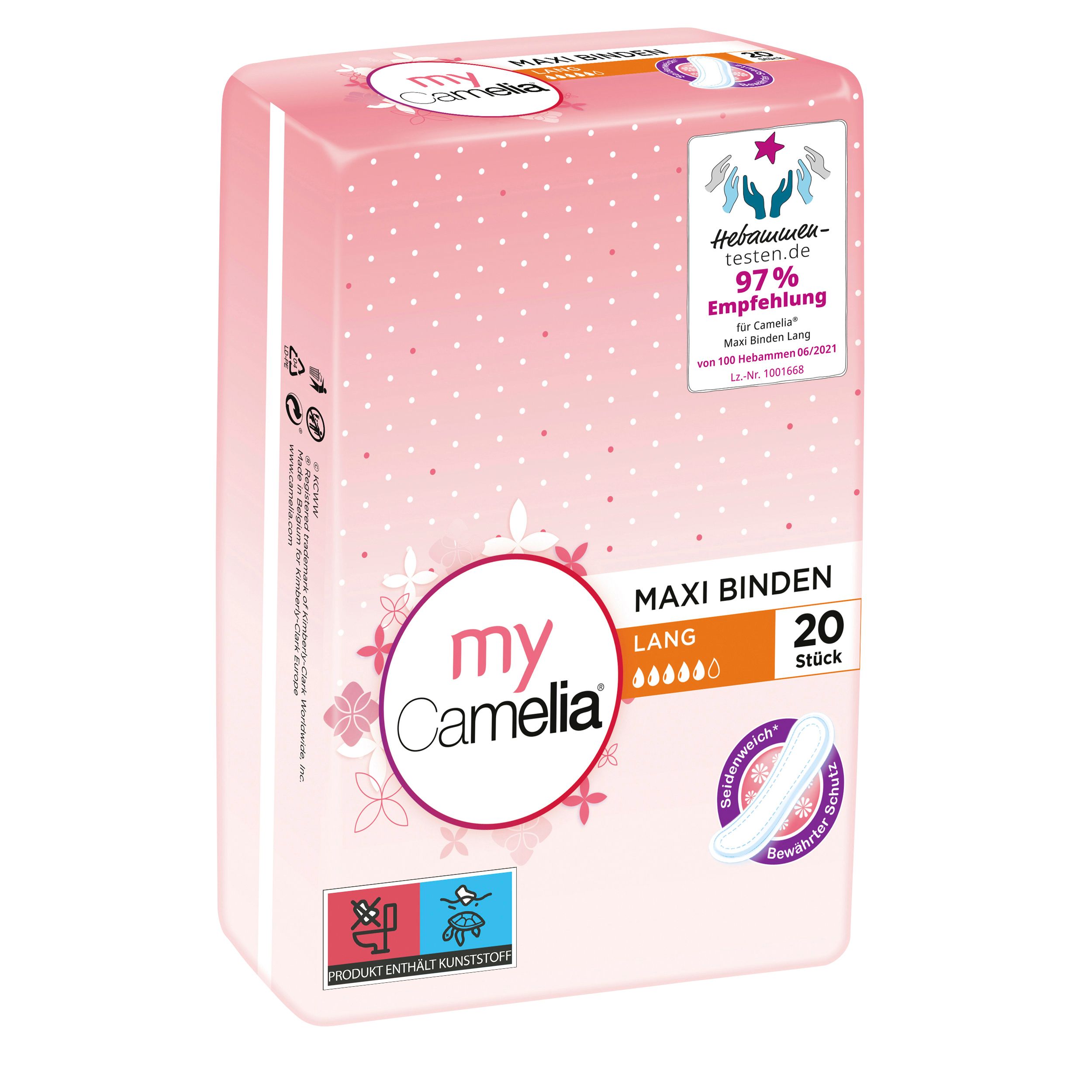Camelia Maxi Damenbinden Binden Damenhygiene Lang