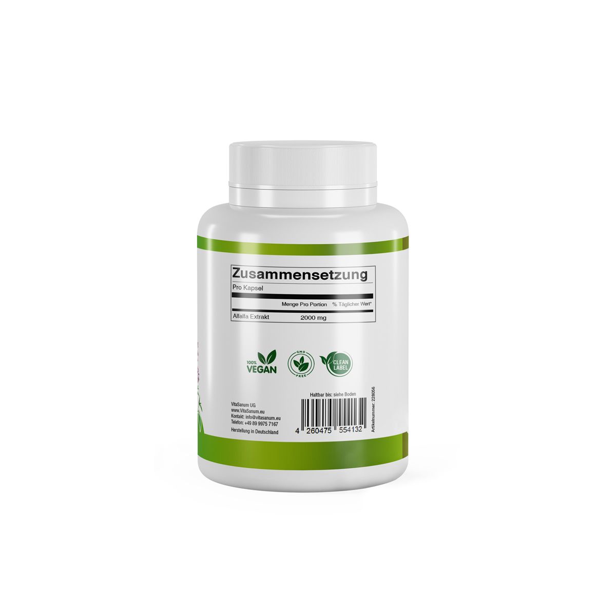 VitaSanum® - Alfalfa Extrakt (Medicago sativa) (Luzerne) 90 St Kapseln