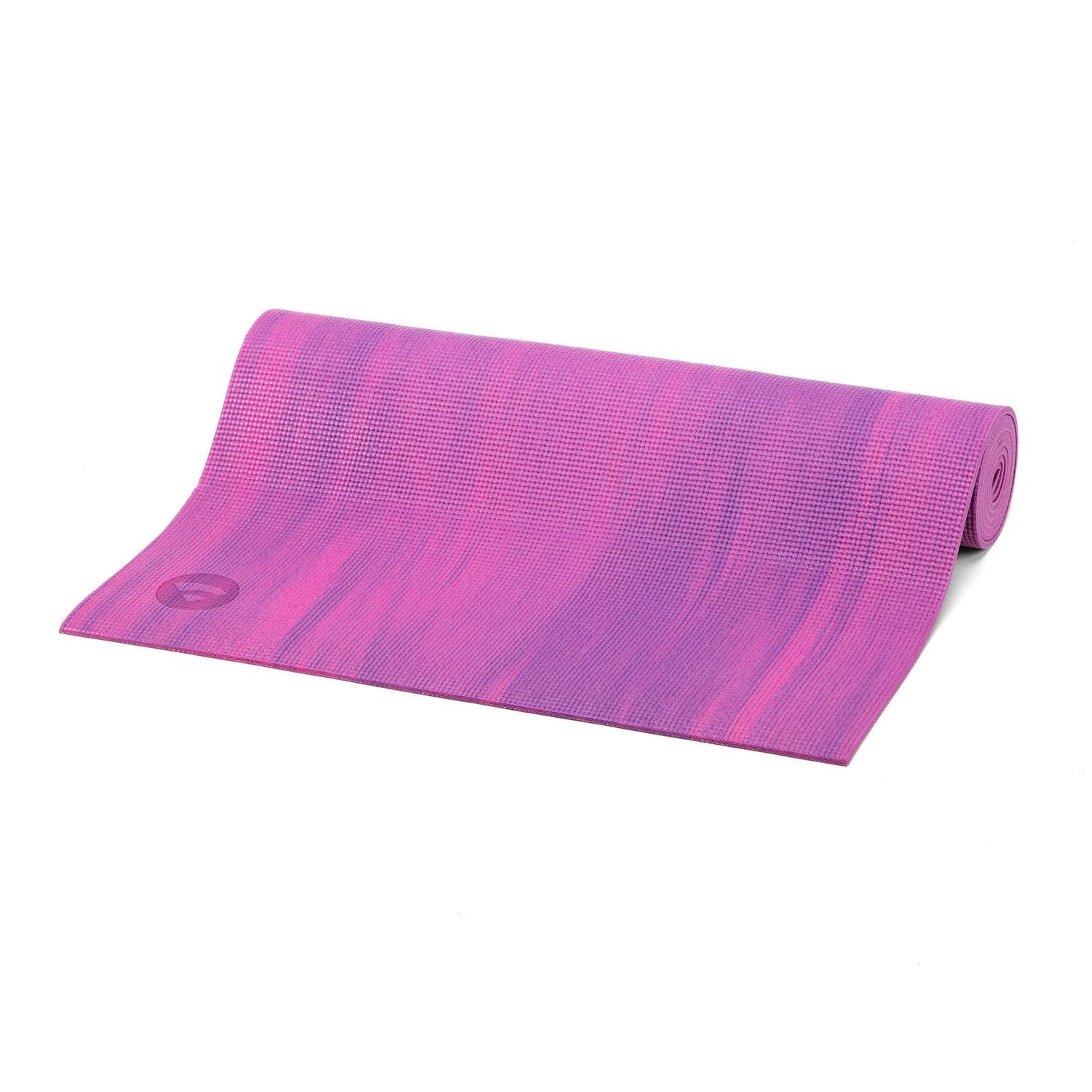 Yogamatte Ganges, PVC pink/lila marmoriert 940-Lp