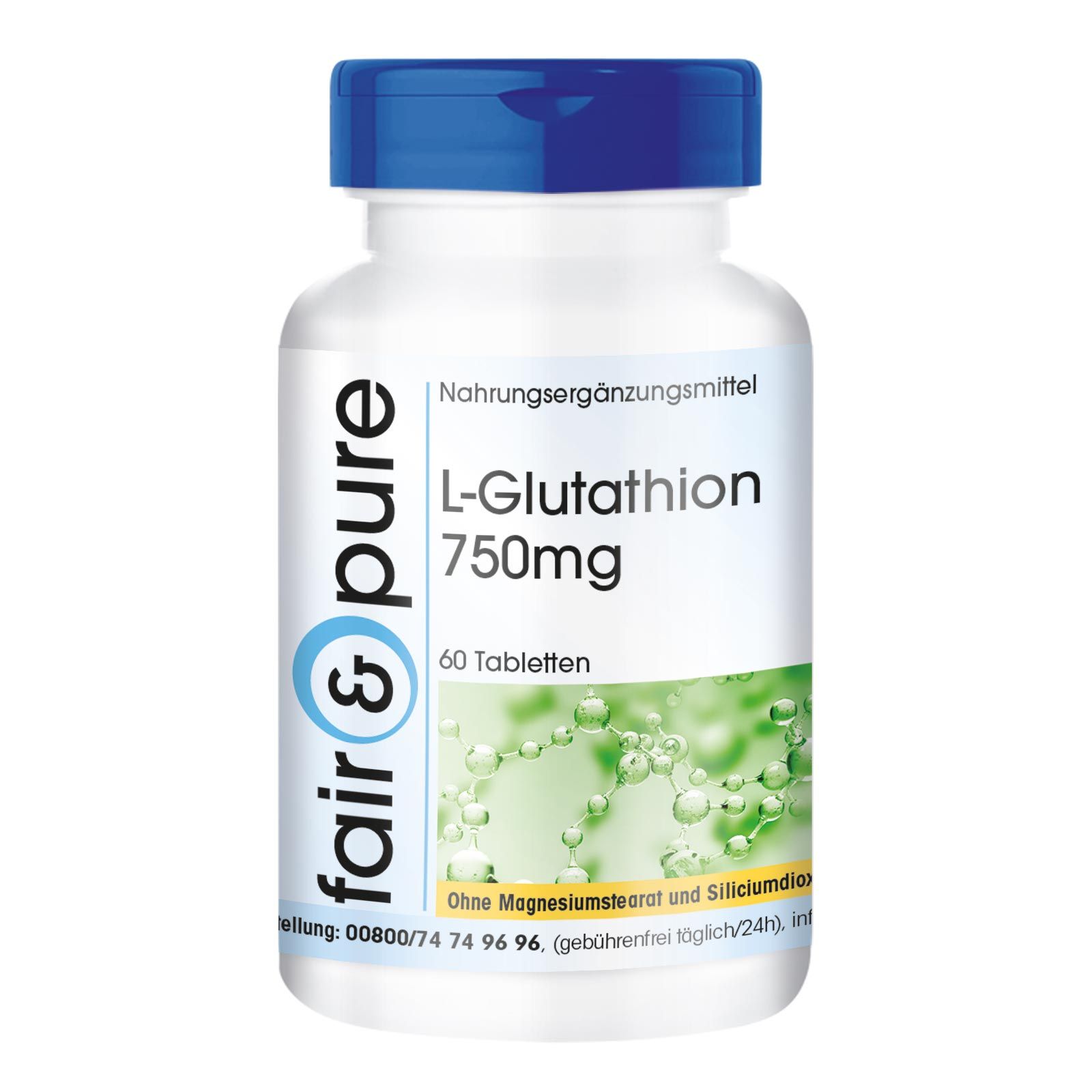 fair - pure | L Glutathion 750mg schluckfreundlich 60 St