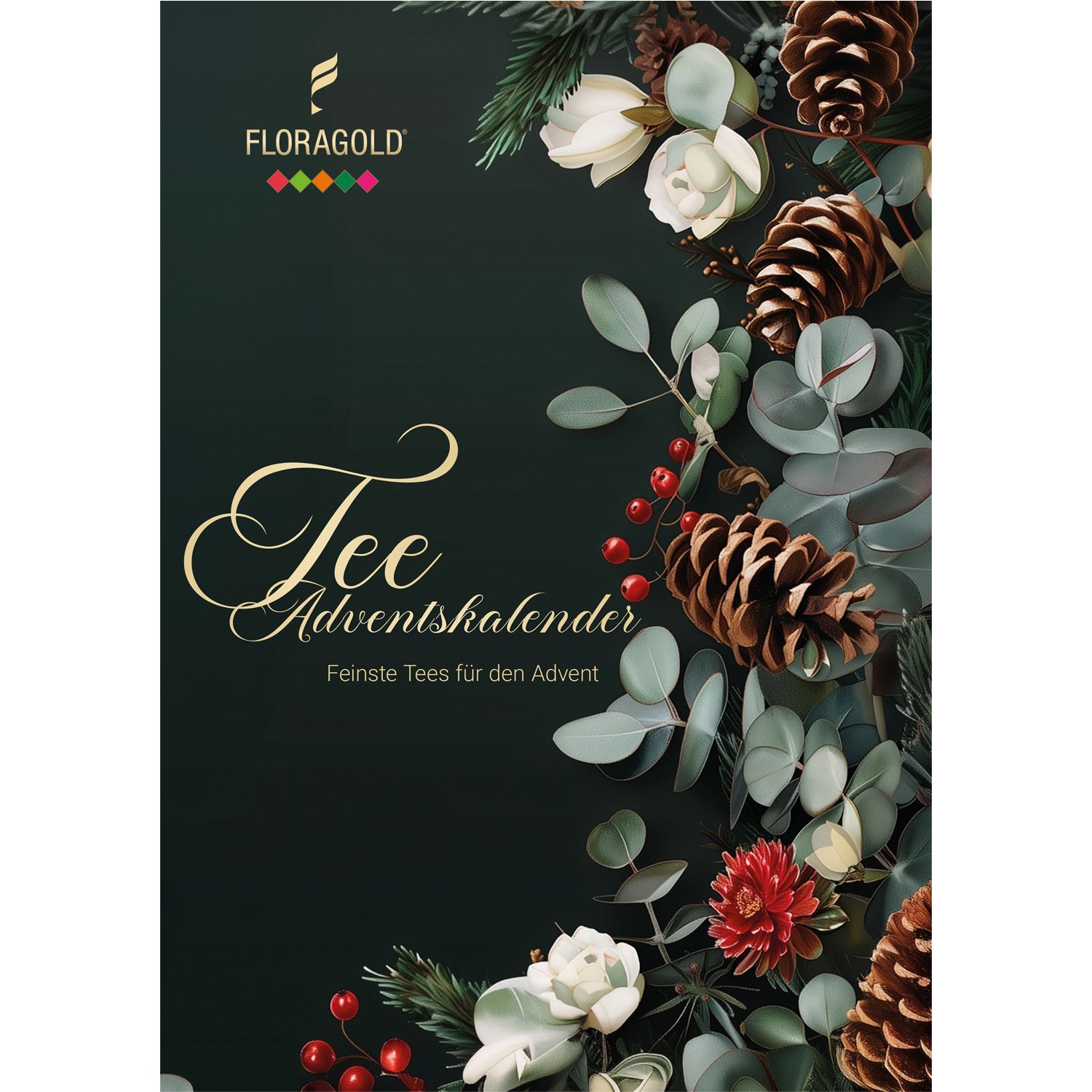 tea4me Tee-Adventskalender "Booklet" mit 24 Pyramidenbeuteln