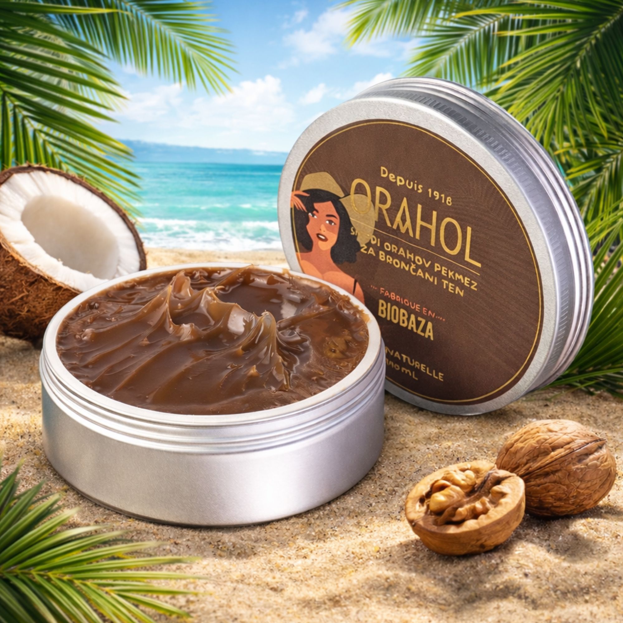 BIOBAZA Bräunungscreme für gleichmäßige Bräune