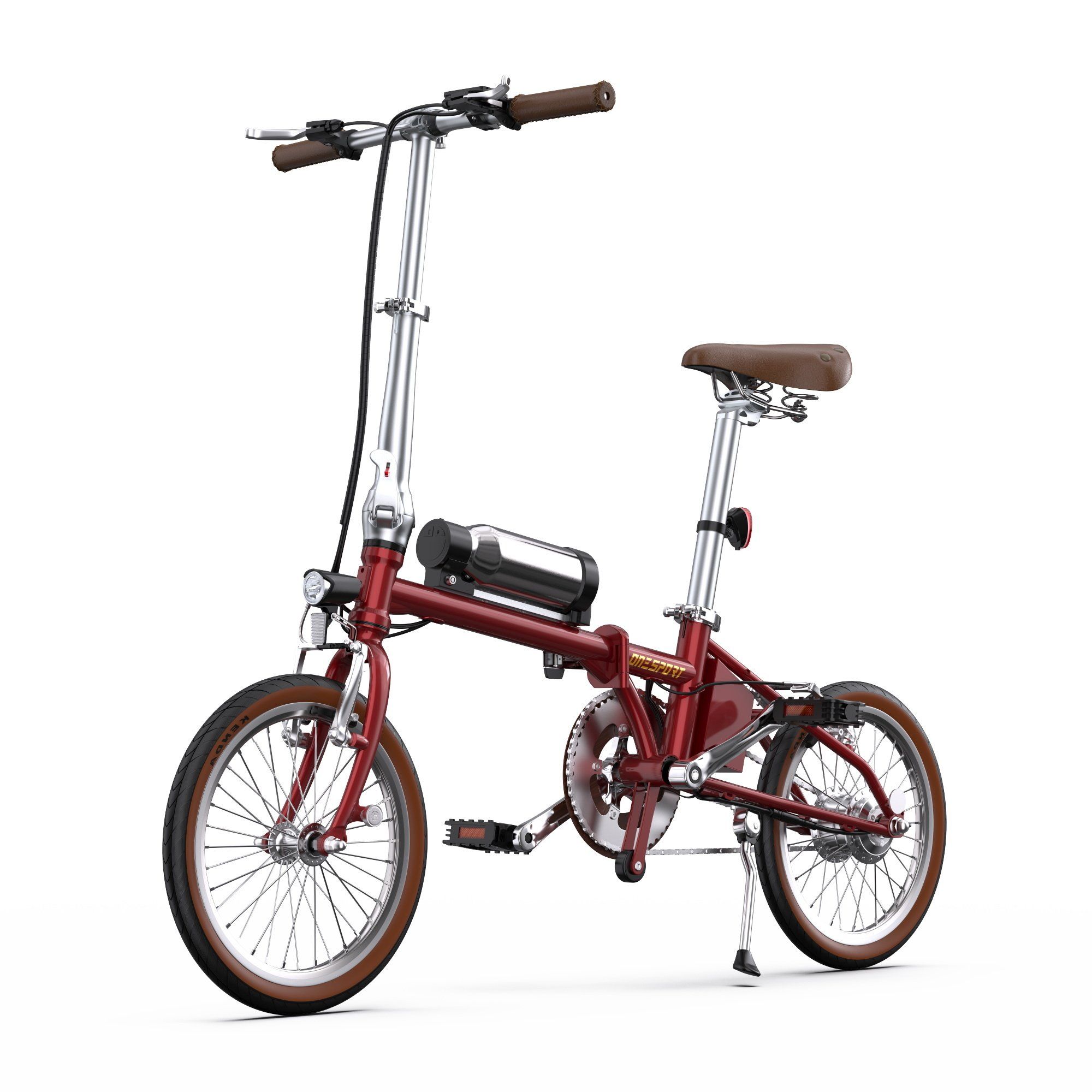 ONESPORT OT02 16" Faltbares E-Bike mit 250-W-Motor und 36-V-5,2-Ah-Akku