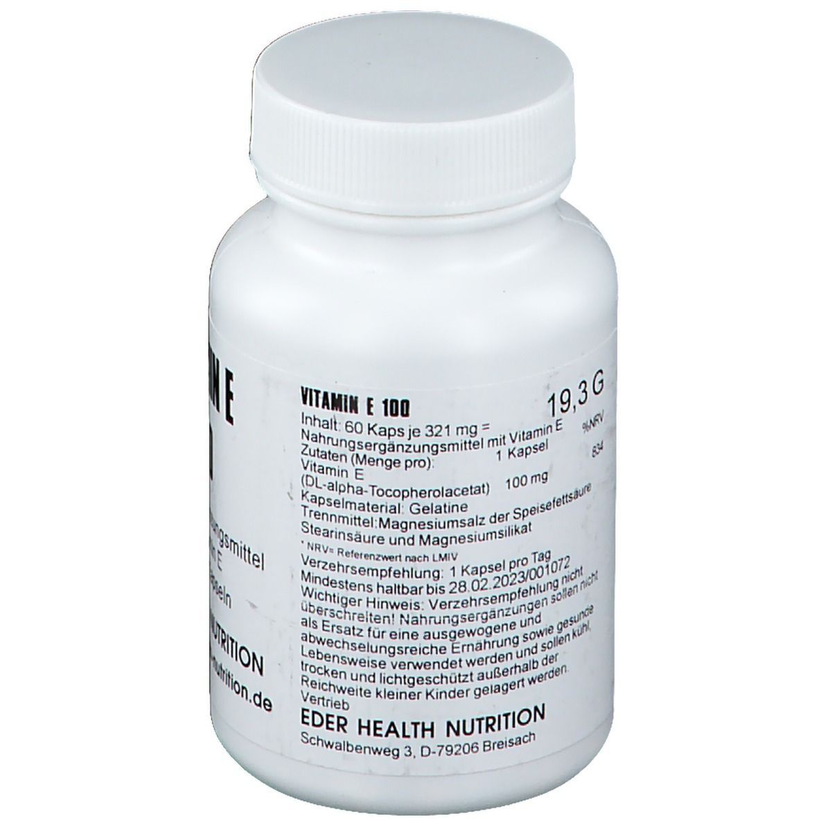 Vitamin E 100 Kapseln