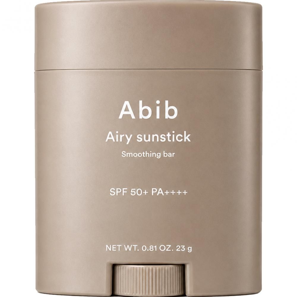Abib Airy Sunstick, glättender Sonnenstick, SPF 50+ PA++++, 23g.