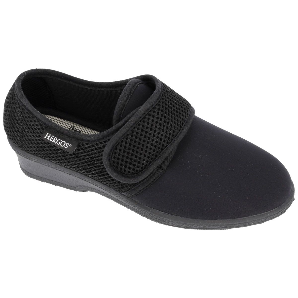 Hergos H061 - Scarpa comoda in tessuto elasticizzato e antibatterico a rete con velcro